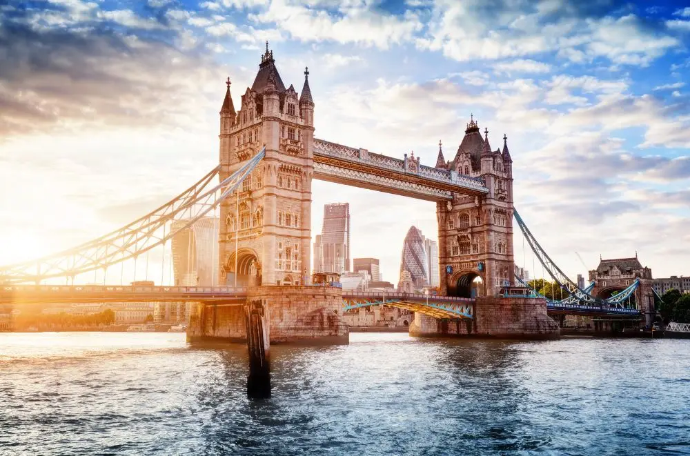 London Bridge over the Thames
